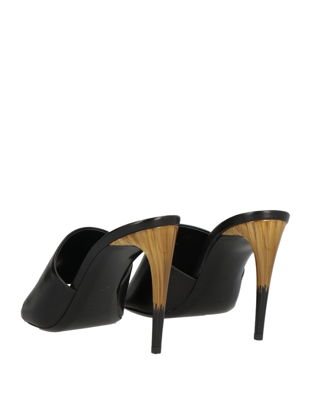 RRP€995 SAINT LAURENT Leather Mule Sandals US6.5 UK3.5 EU36.5 Made in Italy - Picture 6 of 11